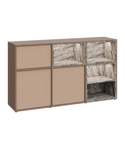 ERY D1844 P dolní modul, 2-dveřová/nika, 1000x1800x400, pravý, neutrální